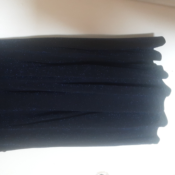 Torrid Blue Glitter Slinky Dress Sz 00/ Large - Picture 14 of 14